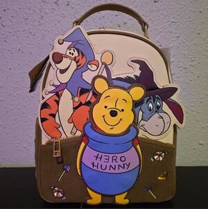 Boxlunch Exclusive Winnie The Pooh Halloween Costumes Mini Backpack NWT